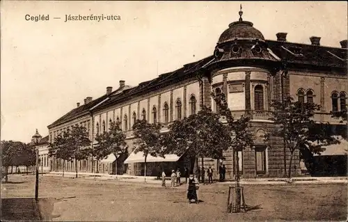 Ak Cegléd Czegléd Ungarn, Cegléd Jászberényi Straße