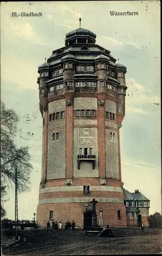 Ak Mönchengladbach am Niederrhein, Wasserturm