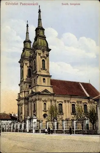 Ak Pančevo Serbien, Kirche