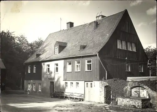 Ak Conradswiese Lauter Bernsbach Erzgebirge, Forst Klubheim, Forstwirtschaftsbetrieb Schwarzenberg