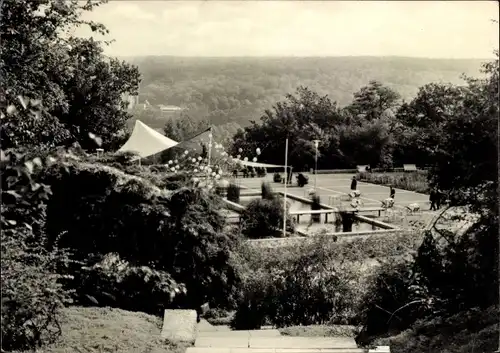 Ak Erfurt, Internationale Gartenbauausstellung, Liliengarten