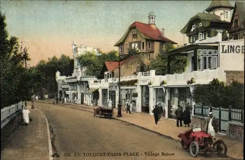 Ak Le Touquet Paris Plage Pas de Calais, Schweizer Dorf