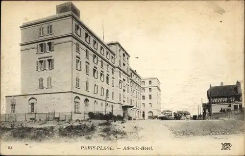 Ak Le Touquet Paris Plage Pas de Calais, Atlantic Hotel