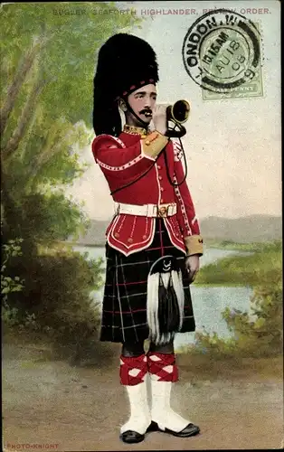 Ak Seaforth Higlander, Schotte, britischer Soldat