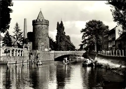Ak Brandenburg an der Havel, Steintor und Steintorbrücke
