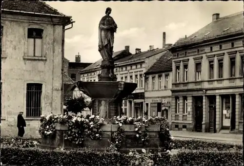 Ak Stendal in der Altmark, Sperlings-Brunnen