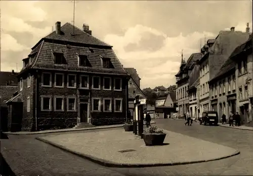 Ak Lutherstadt Eisleben, Alte Bergschule, Sangerhausener Straße