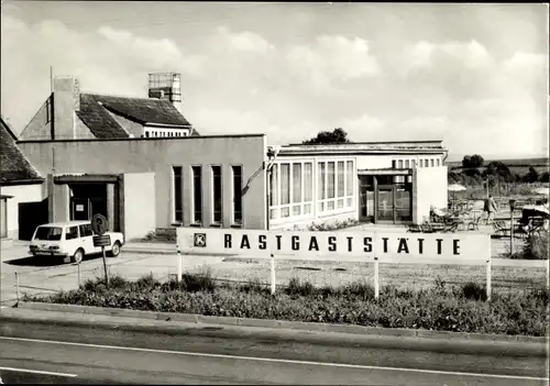 Ak Ziegelroda Querfurt im Saalekreis, Konsumrastgaststätte Hermannseck