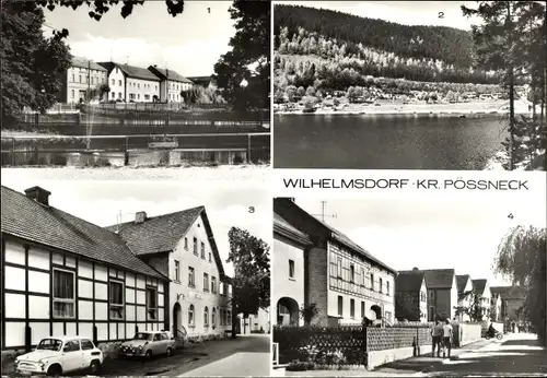 Ak Wilhelmsdorf an der Saale Thüringen, Zeltplatz Portenschmiede, Konsum Gaststätte Oberland