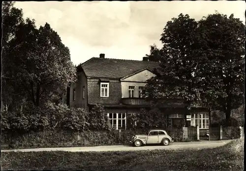 Ak Wüstendittersdorf Schleiz im Vogtland Thüringen, Gasthof Waldhorn