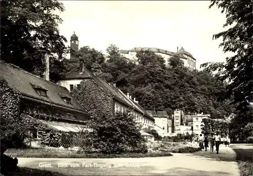 Ak Greiz im Vogtland, Am Leninpark