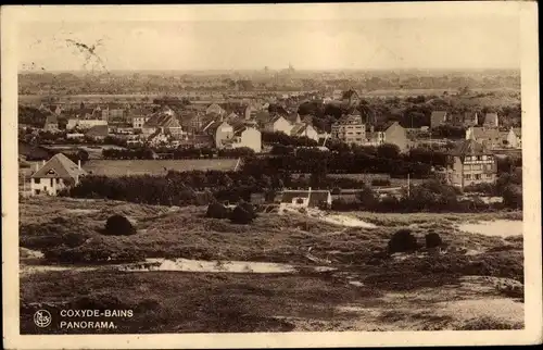 Ak Koksijde Coxyde sur Mer Westflandern, Panorama