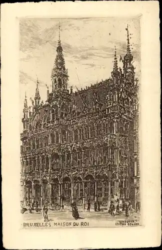 Künstler Ak Bruxelles Brüssel, Maison du Roi