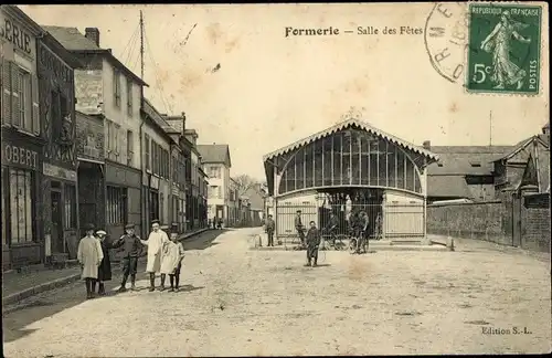 Ak Formerie Oise, Partysaal