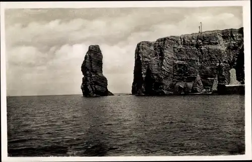 Ak Helgoland in Schleswig Holstein, Nordspitze, Lange Anna