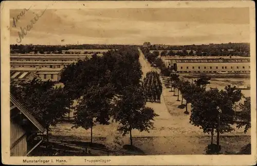 Ak Munster im Heidekreis, Truppenübungsplatz Munsterlager