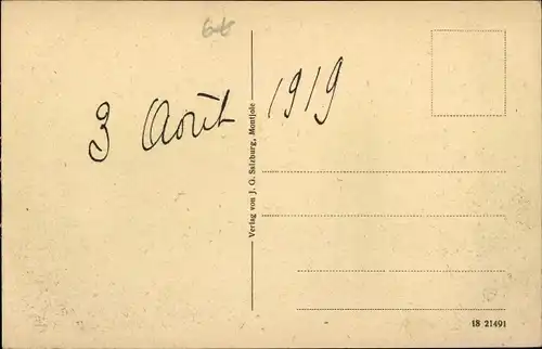 Ak Monschau Montjoie in der Eifel, Totalansicht