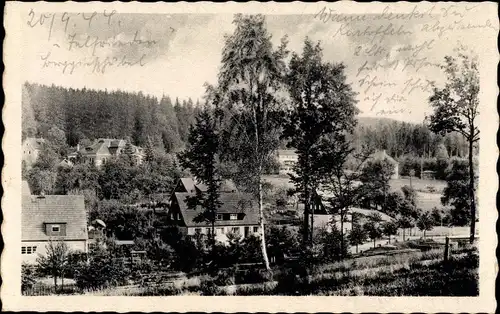 Ak Zwiesel Berggießhübel in Sachsen, Ortsansicht