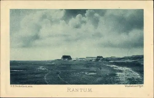 Ak Rantum auf Sylt, Panorama