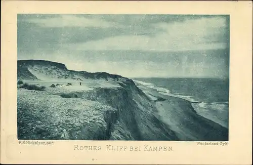 Ak Kampen auf Sylt, Rothes Kliff