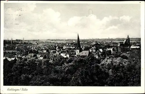 Ak Hattingen an der Ruhr, Gesamtansicht