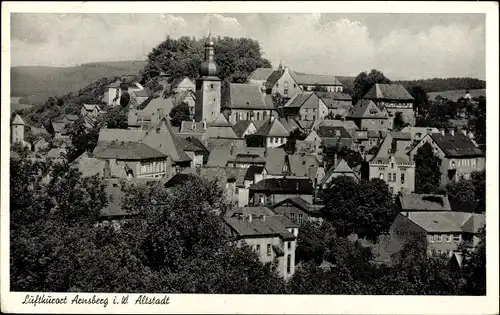 Ak Arnsberg im Sauerland Westfalen, Ortsansicht mit Kirche