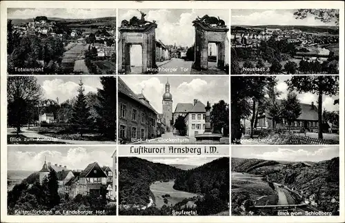 Ak Arnsberg in Westfalen, Hirschberger Tor, Jugendherberge, Neustadt, Kurhotel, Seufzertal