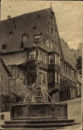 Ak Miltenberg, Marktbrunnen, Haus Miltenberg