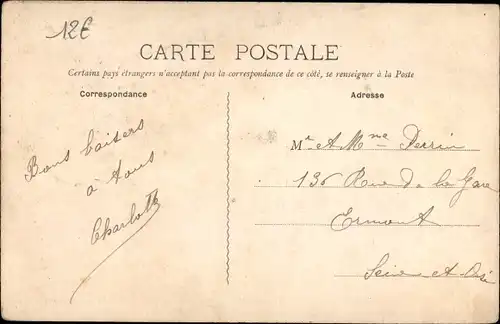 Ak Fort Mahon Beach Somme, Avenue