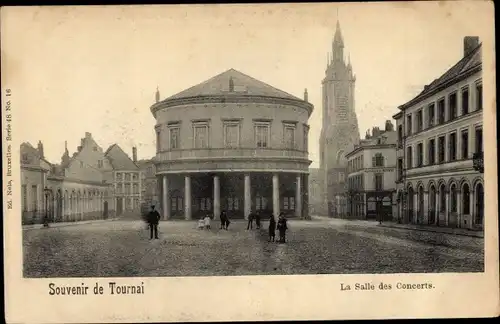 Ak Tournai Wallonien Hennegau, Der Konzertsaal