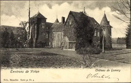 Ak Virton Wallonien Luxemburg, Chateau de Gomery