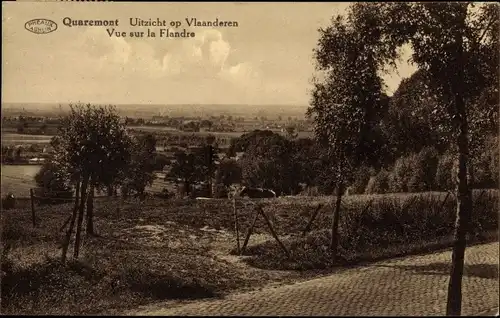 Ak Kwaremont Ostflandern, Panorama