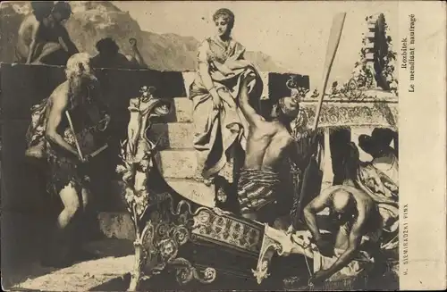 Künstler Ak Siemiradzki, H., Der schiffbrüchige Bettler