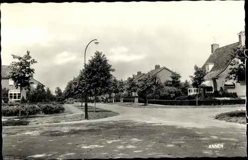 Ak Annen Drenthe Niederlande, Straße, Wohnhäuser