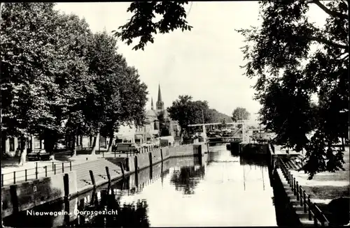 Ak Nieuwegein Utrecht Niederlande, Teilansicht, Schleuse