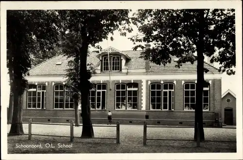 Ak Schoonoord Drenthe Niederlande, O. L. Schule