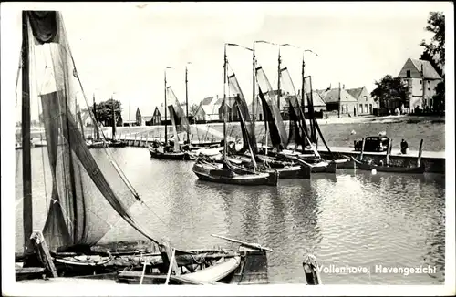 Ak Vollenhove Overijssel, Hafen, Fischerboote