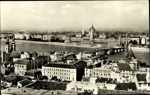 Ak Budapest Ungarn, Panorama