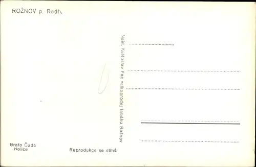 Ak Rožnov pod Radhoštěm Rosenau unter Radhost Region Zlin, Panorama
