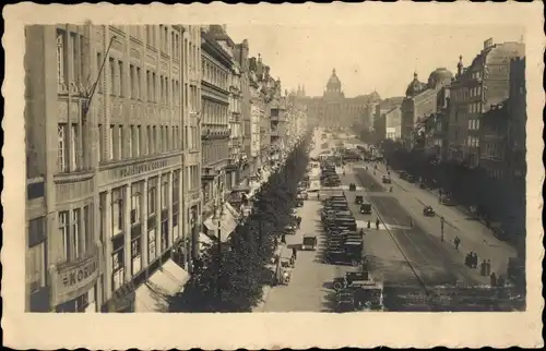 Ak Praha Prag Tschechien, Václavské náměstí, Wenzelsplatz