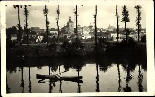 Ak Turnov Turnau Region Reichenberg, Gesamtansicht