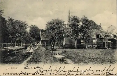 Ak Broek in Waterland Nordholland Niederlande, De Gouw