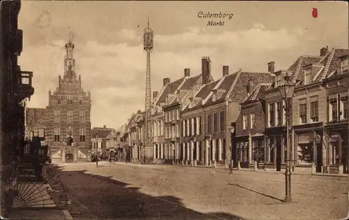 Ak Culemborg Gelderland, Markt