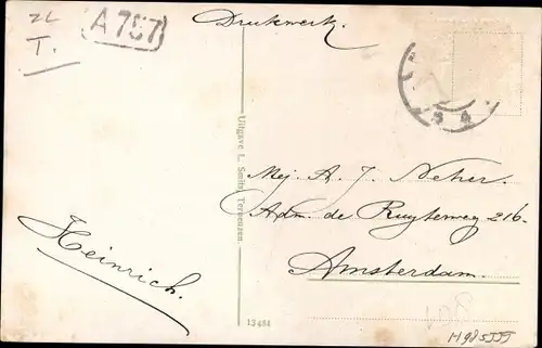 Ak Terneuzen Zeeland Niederlande, Markt