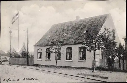 Ak Aabenraa Apenrade Dänemark, Hafenamt