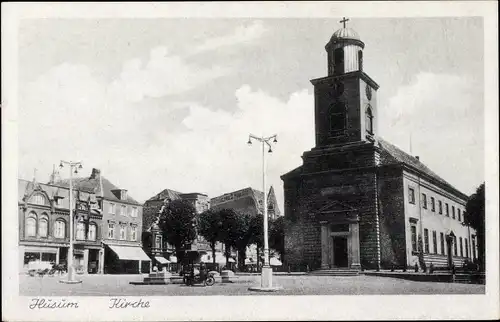 Ak Husum in Nordfriesland, Kirche