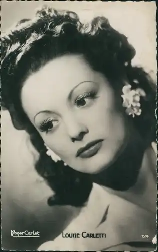 Ak Schauspielerin Louise Carletti, Portrait