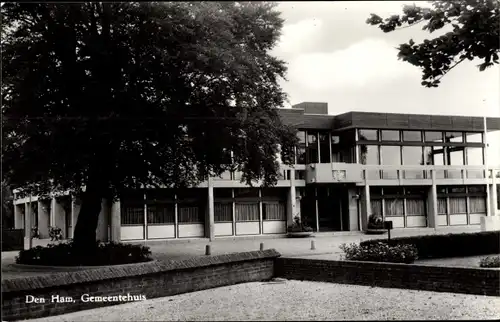 Ak Den Ham Overijssel, Gemeentehuis