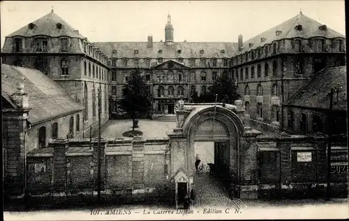 Ak Amiens Somme, Die Dejan-Kaserne