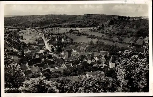 Ak Mönsheim im Schwarzwald, Totalansicht